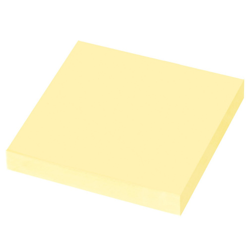 Блок самоклеящийся (стикеры) ЮНЛАНДИЯ, 76х76 мм, 100 л., желтый фото 2