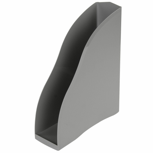 Лоток вертикальный для бумаг BRAUBERG "Cosmo", 260х85х315 мм, серый