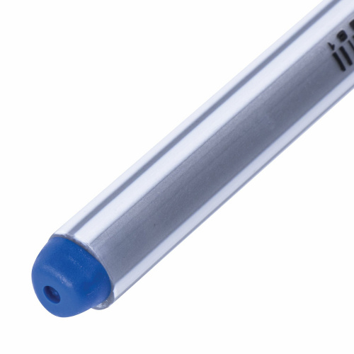 Ручка шариковая масляная PENSAN "Triball", трехгранная, линия письма 0,5 мм, синяя фото 5