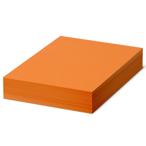 Бумага цветная BRAUBERG, А4, 80 г/м2, 500 л., интенсив, оранжевая, для офисной техник фото 2