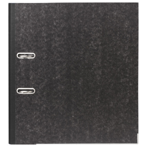Папка-регистратор BRAUBERG, мраморное покрытие, А4 +, содержание, 70 мм, черный корешок фото 8