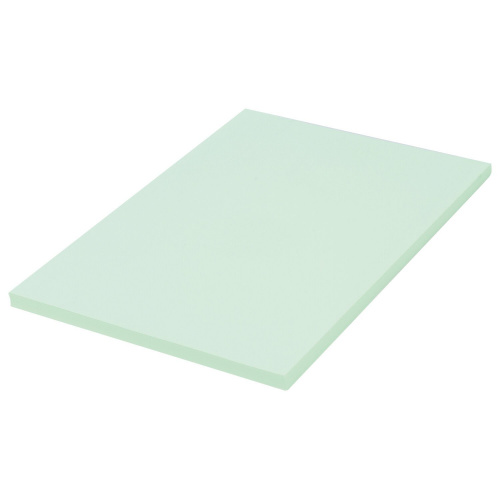 Бумага цветная BRAUBERG, А4, 80 г/м2, 100 л., пастель, зеленая, для офисной техники фото 4