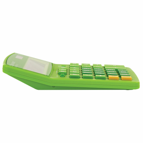 Калькулятор настольный BRAUBERG, 206x155 мм, 12 разрядов, двойное питание, зеленый фото 4