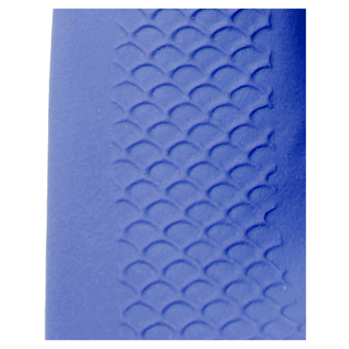 Перчатки латексные КЩС, прочные, хлопковое напыление, размер 9,5-10 XL, очень большой, синие, HQ Profiline, 74736 фото 5
