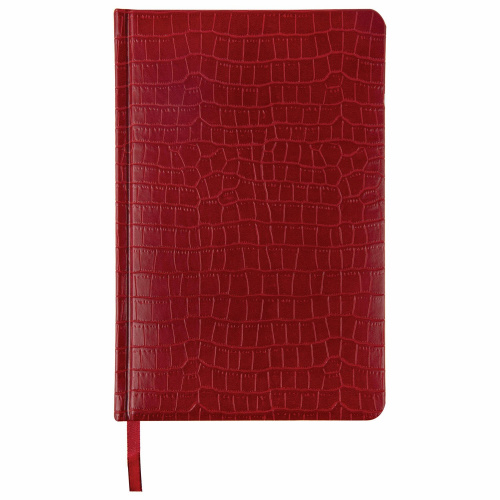 Ежедневник недатированный BRAUBERG "Comodo", А5, 138х213 мм  под кожу, 160 л., красный фото 8
