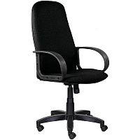 Кресло офисное BRABIX "Praktik EX-279", ткань/кожзам, черное