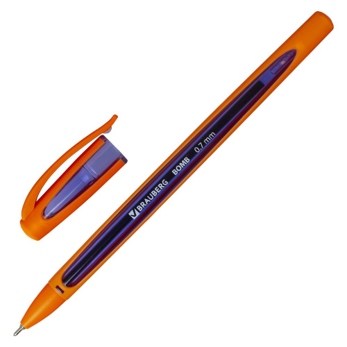 Ручка шариковая масляная BRAUBERG "BOMB GT Color", корпус ассорти, линия письма 0,35 мм фото 9