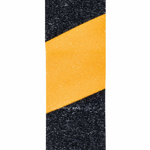 Клейкая протискользящая зернистая лента BRAUBERG, 50 мм х 20 м, черно-желтая, основа ПВХ фото 4