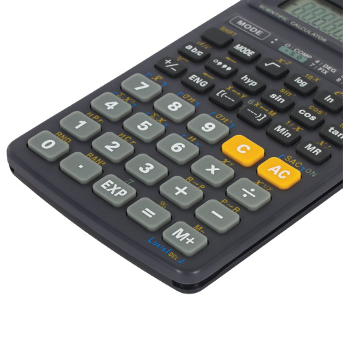 Калькулятор инженерный STAFF, 142х78 мм, 139 функций, 10+2 разрядов, двойное питание фото 2