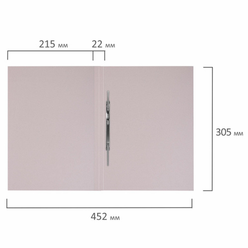 Скоросшиватель картонный BRAUBERG, мелованный, плотность 360 г/м2, зеленый, до 200 л. фото 3