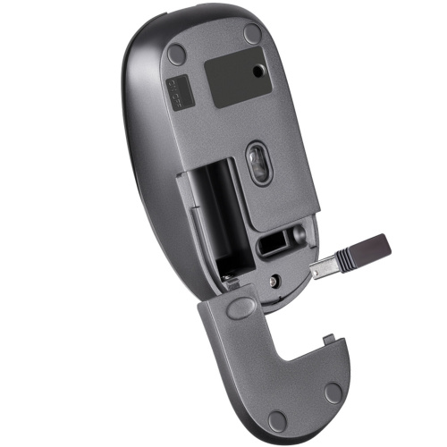 Мышь беспроводная DEFENDER Wave MM-995, USB, 3 кнопки + 1 колесо-кнопка, оптическая, черная, 52995 фото 3
