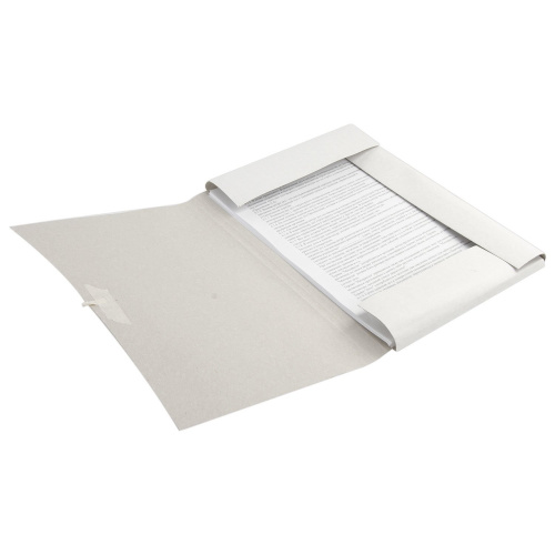 Папка для бумаг с завязками картонная ОФИСМАГ, гарантированная плотность 220 г/м2, до 200 л. фото 6