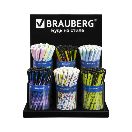 Подставка под ручки и карандаши в тубах BRAUBERG, металл, 6 отделений, 32x30x21 см фото 5