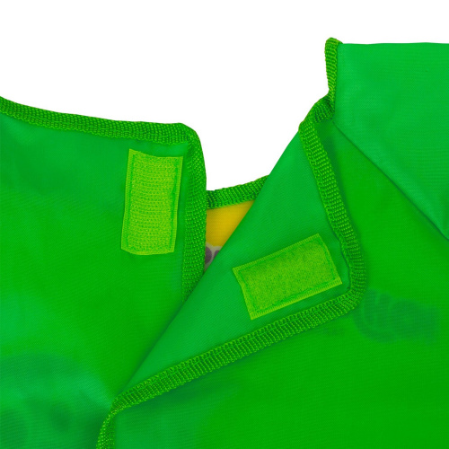 Фартук-накидка с рукавами для труда и занятий творчеством ЮНЛАНДИЯ, 50х65 см, зеленый фото 6