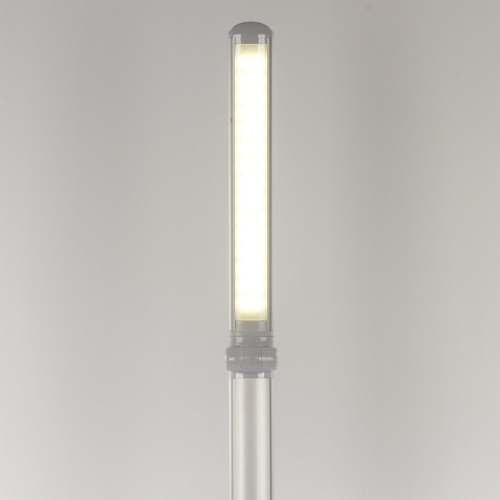 Светильник настольный SONNEN, на подставке, светодиодный, 9 Вт, металлический корпус, серый фото 4