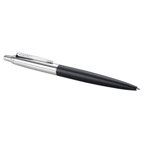 Ручка шариковая PARKER "Jotter XL", УТОЛЩЕННЫЙ корпус, черный матовый лак, детали из нержавеющей стали, синяя, 2068358 фото 3
