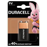 Батарейка DURACELL Basic, 9 В, 1 шт., в блистере