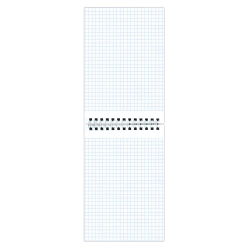 Блокнот ОФИСМАГ, А6, 48 л., гребень, картон, клетка, синий фото 5