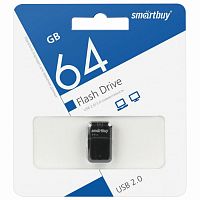 Флеш-диск SMARTBUY Art, 64 GB, USB 2.0, черный