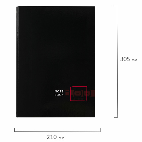 Тетрадь на кольцах BRAUBERG "Dark", 225х302 мм, А4, 100 л., обложка картон, клетка фото 9