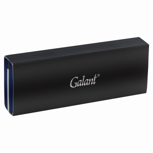 Ручка подарочная шариковая GALANT "Vitznau", корпус серый, синяя фото 6