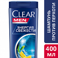Шампунь "Clear" Men Энергия Свежести 400 мл