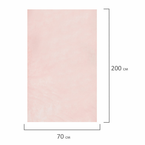 Простыня розовая рулонная с перфорацией 100 шт, 70х200 см, спанбонд 12 г/м2, LAIMA UNIVERSAL, 631140 фото 4