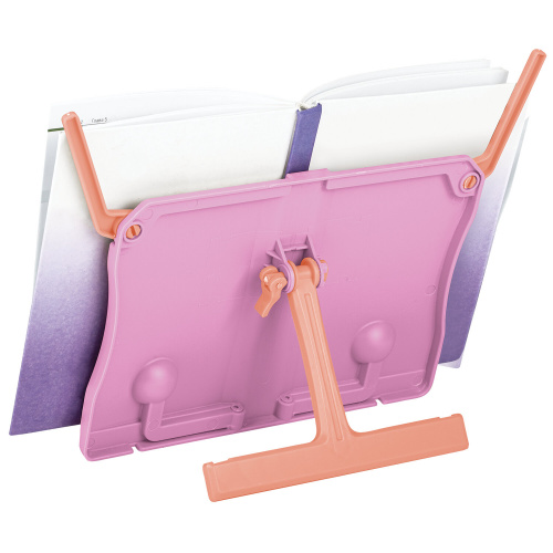 Подставка для книг и учебников BRAUBERG KIDS "Flamingo", регулируемый угол наклона, прочный ABS-пластик фото 4