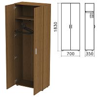 Шкаф для одежды "Канц", 700х350х1830 мм, цвет орех пирамидальный
