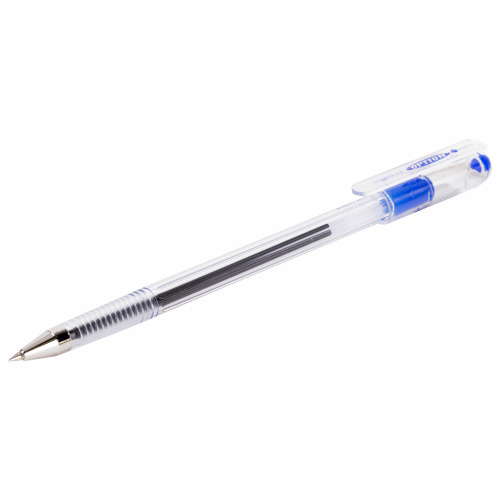 Ручка шариковая масляная MUNHWA "Option", синяя, узел 0,5 мм, линия 0,3 мм фото 5