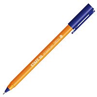 Ручка шариковая масляная STAFF EVERYDAY, трехгранная, корпус оранжевый, синяя