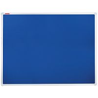 Доска c текстильным покрытием для объявлений BRAUBERG, 60х90 см, синяя