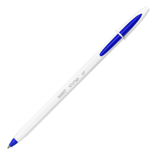 Ручки шариковые BIC "Cristal Up", 4 шт., узел 1 мм, линия письма 0,32 мм, блистер, синие фото 3