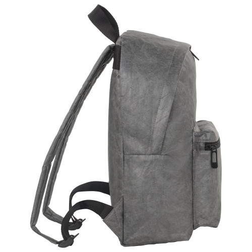 Рюкзак BRAUBERG TYVEK, 34х26х11 см, крафтовый с водонепроницаемым покрытием, графитовый фото 9