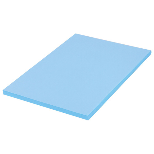 Бумага цветная BRAUBERG, А4, 80 г/м2, 100 л., интенсив, синяя, для офисной техники фото 4