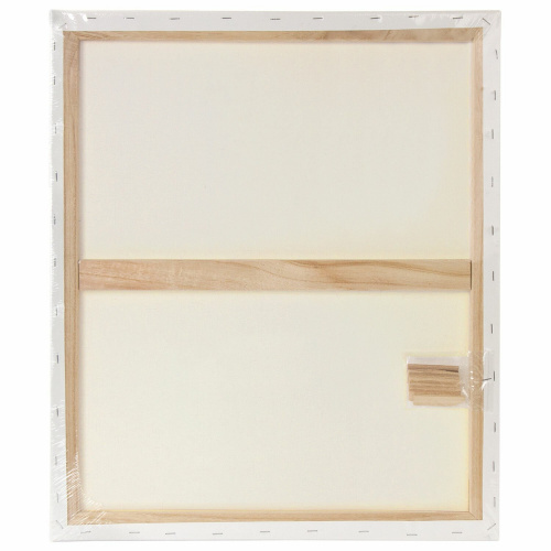 Холст на подрамнике BRAUBERG ART CLASSIC, 70х90см, грунтованный, 100% хлопок, крупное зерно фото 2