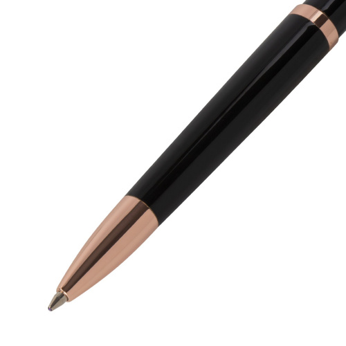 Ручка подарочная шариковая GALANT "PUNCTUM BLACK", корпус черный, синяя фото 7