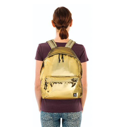 Рюкзак BRAUBERG "Винтаж", 41х32х14 см, молодежный, сити-формат, светло-золотой фото 8