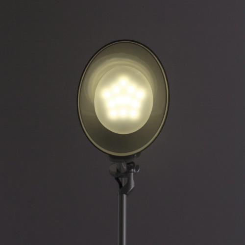Светильник настольный SONNEN PH-104, на подставке, светодиодный, 8 Вт, металлический корпус, серый фото 3