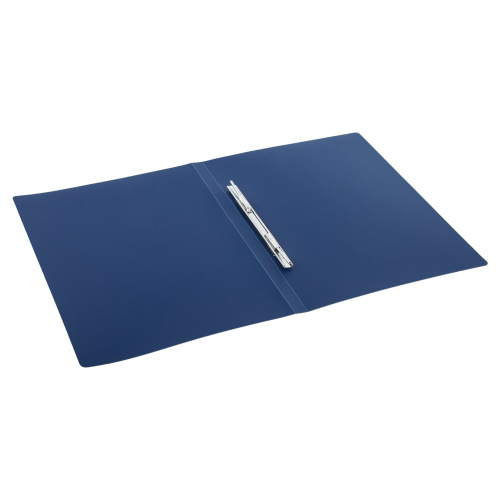 Папка с металлическим скоросшивателем STAFF, до 100 листов, синяя фото 2