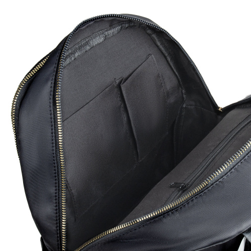 Рюкзак BRAUBERG PODIUM, 35х29х15 см, женский, 2 отделения, нейлон, черный фото 6