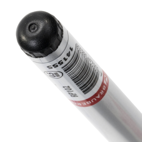 Ручка-роллер BRAUBERG "Flagman", корпус серебристый, линия письма 0,3 мм, черная фото 9