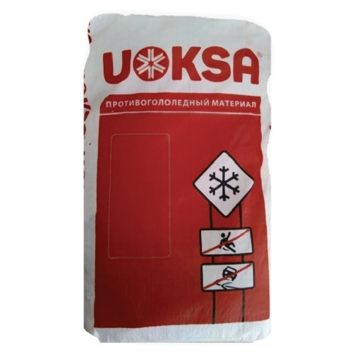 Материал противогололёдный UOKSA, 20 кг, соль техническая №3, мешок фото 2