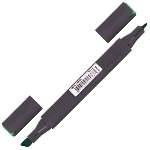 Маркер для скетчинга двусторонний BRAUBERG ART CLASSIC, 1 мм-6 мм , мятно-зеленый фото 8