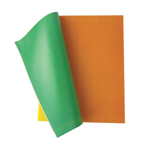 Цветная бумага ЮНЛАНДИЯ, А4, мелованная (глянцевая), 24 л., 24 цв., на скобе, 200х280 мм фото 4