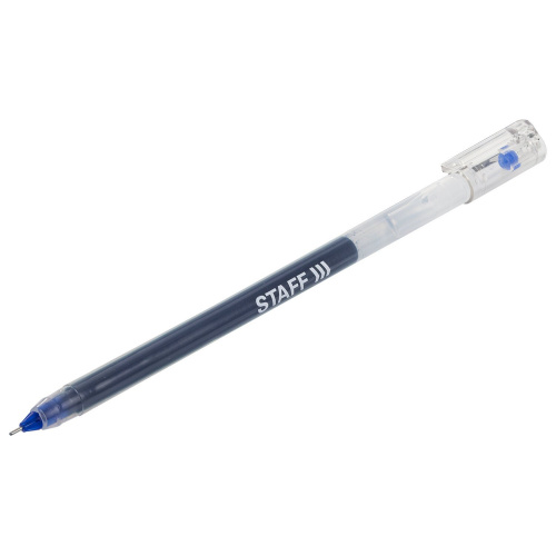 Ручка гелевая STAFF "EVERYDAY", длина письма 1000 м, линия письма 0,35 мм, синяя фото 6