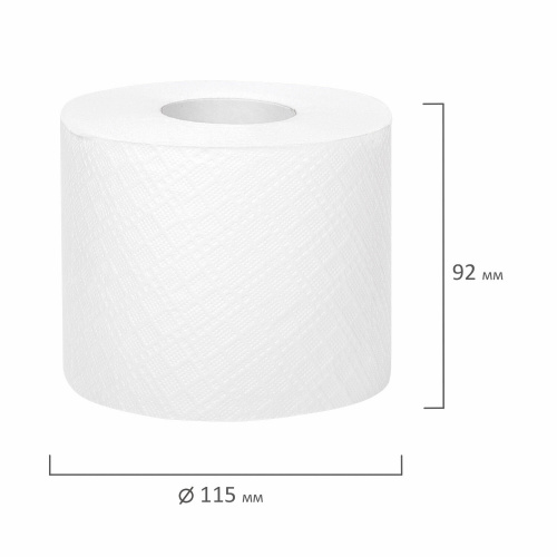 Бумага туалетная LAIMA "Мягкий рулончик Люкс" 45 м, белая, 1-слойная, 100 % целлюлоза, 32 рул/компл фото 5
