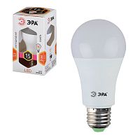 Лампа светодиодная ЭРА, 15 (130) Вт, цоколь E27, грушевидная, теплый белый свет, 25000 ч.