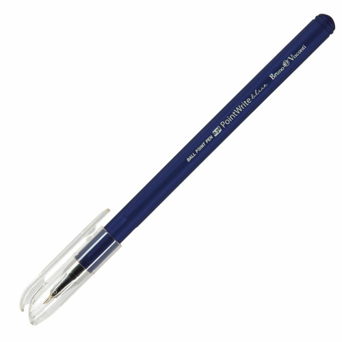 Ручка шариковая BRUNO VISCONTI PointWrite Original, корпус ассорти, линия письма 0,38 мм, синяя фото 6