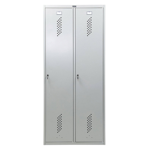 Шкаф металлический для одежды ПРАКТИК "LS-21-80", двухсекционный, 1830х813х500 мм, 35 кг фото 3